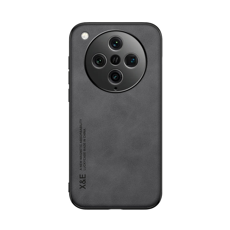 For OPPO Find X8 Pro Skin Feel Magnetic Leather Back Phone Case
