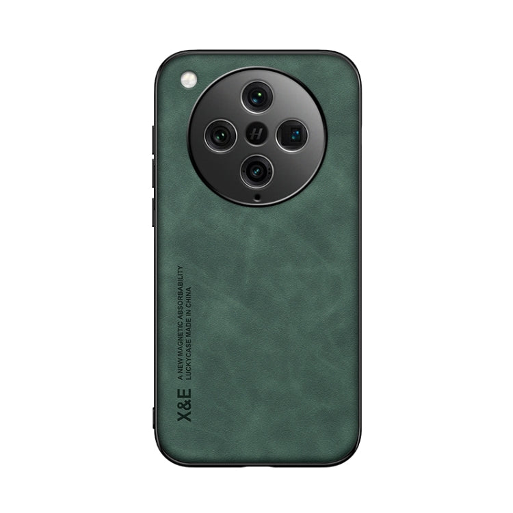 For OPPO Find X8 Pro Skin Feel Magnetic Leather Back Phone Case