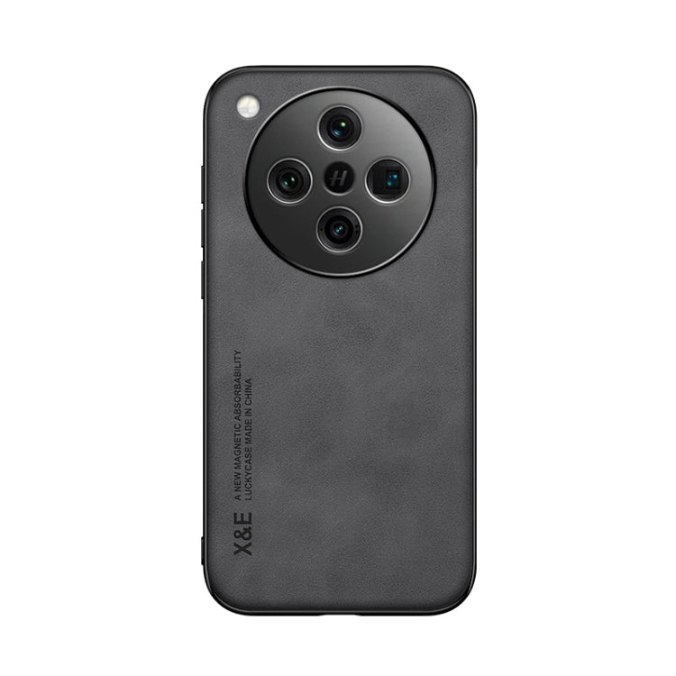 For OPPO Find X8 Skin Feel Magnetic Leather Back Phone Case
