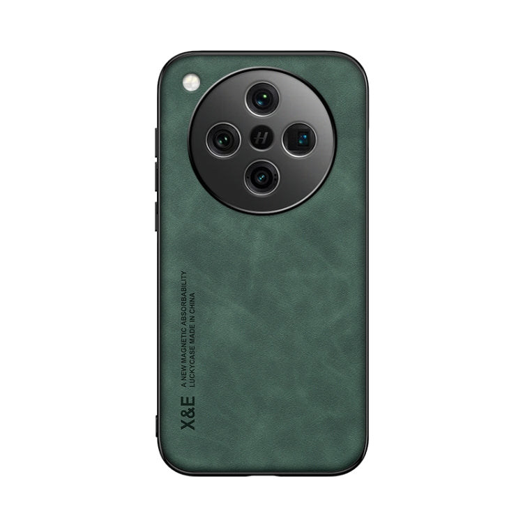 For OPPO Find X8 Skin Feel Magnetic Leather Back Phone Case