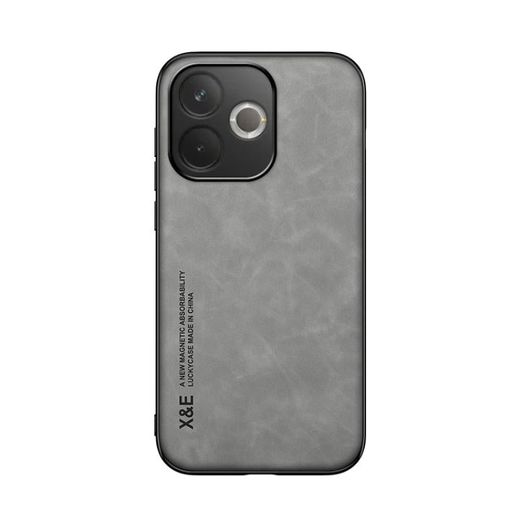 For OPPO A5 Pro 5G Skin Feel Magnetic Leather Back Phone Case