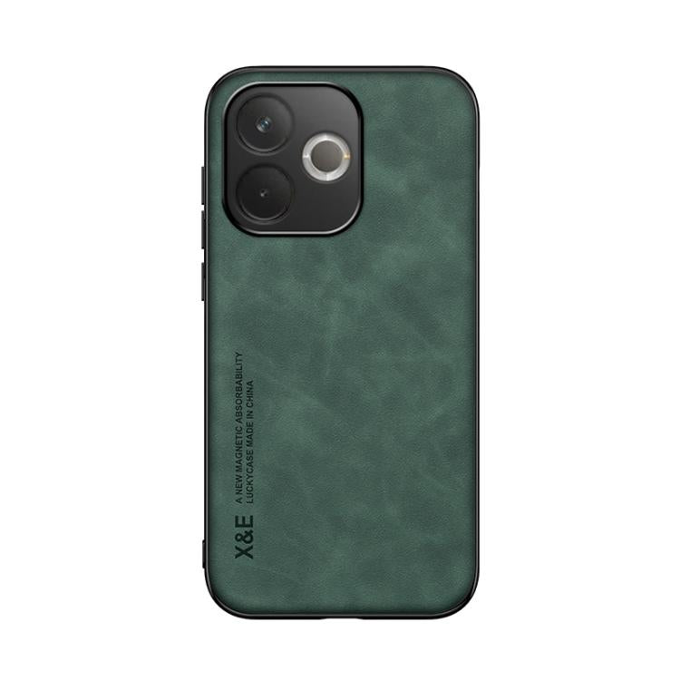 For OPPO A5 Pro 5G Skin Feel Magnetic Leather Back Phone Case