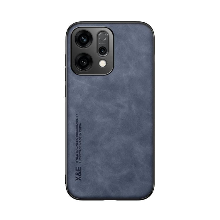 For OPPO Reno14 Global Skin Feel Magnetic Leather Back Phone Case