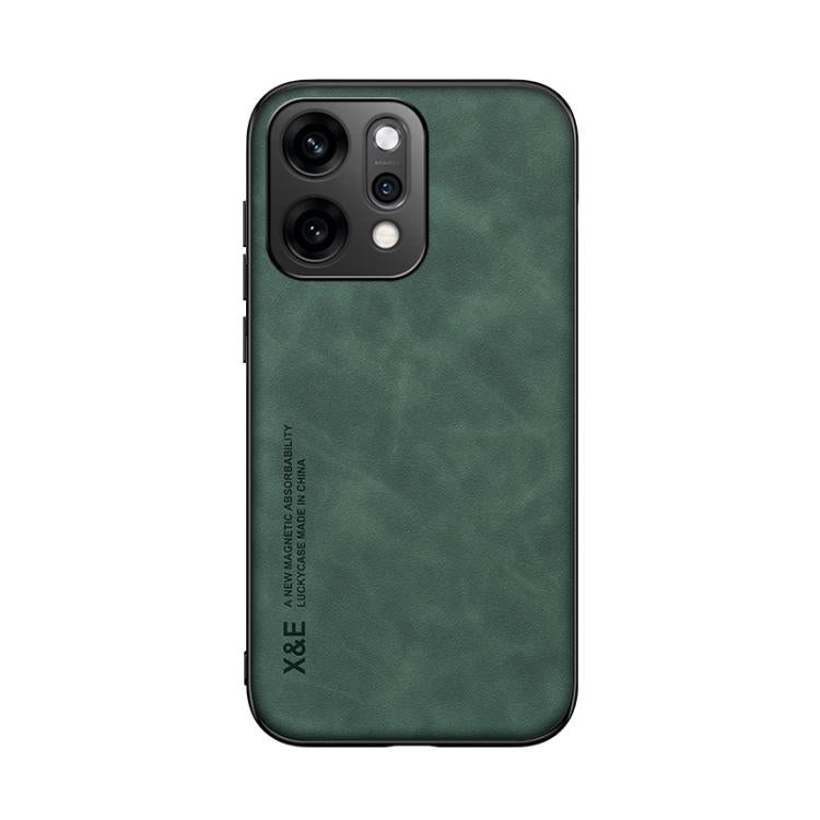 For OPPO Reno14 Pro Global Skin Feel Magnetic Leather Back Phone Case