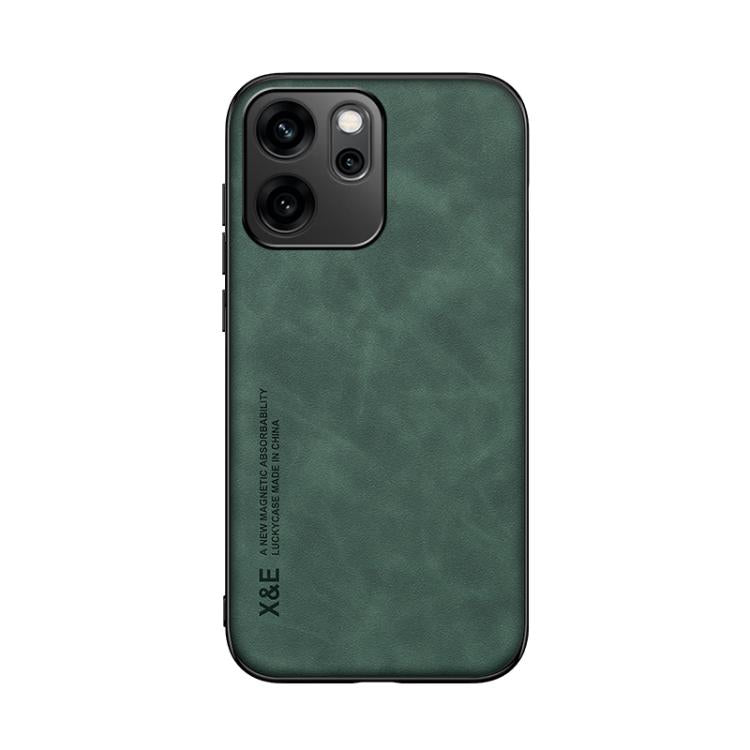 For OPPO  Reno14 F 5G Skin Feel Magnetic Leather Back Phone Case