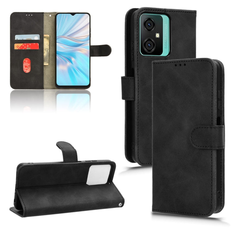 For Blackview OSCAL C70 Skin Feel Magnetic Flip Leather Phone Case