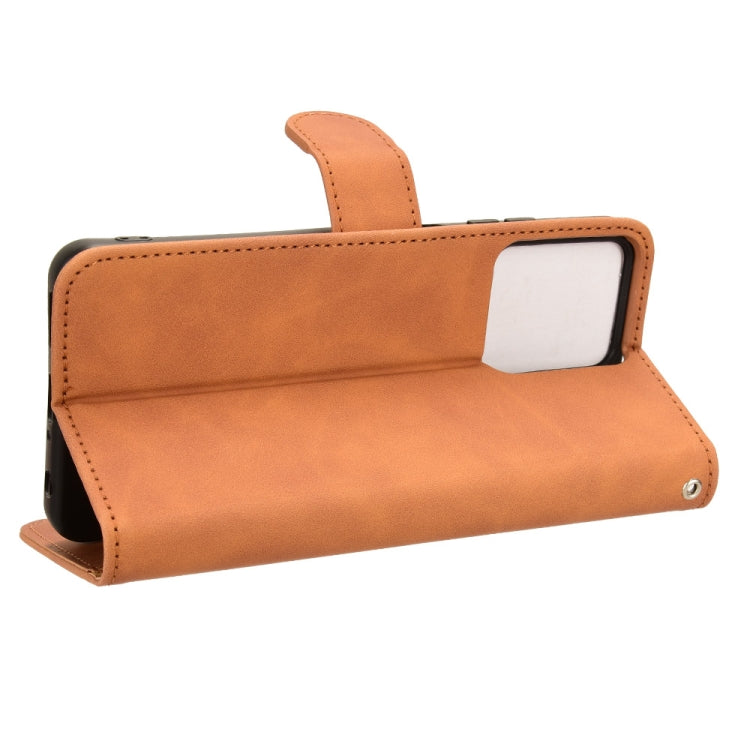 For Blackview OSCAL C70 Skin Feel Magnetic Flip Leather Phone Case