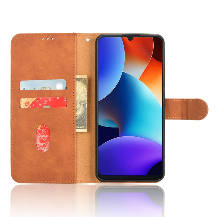 For Blackview Oscal Modern 8 / Color 8 Skin Feel Magnetic Flip Leather Phone Case
