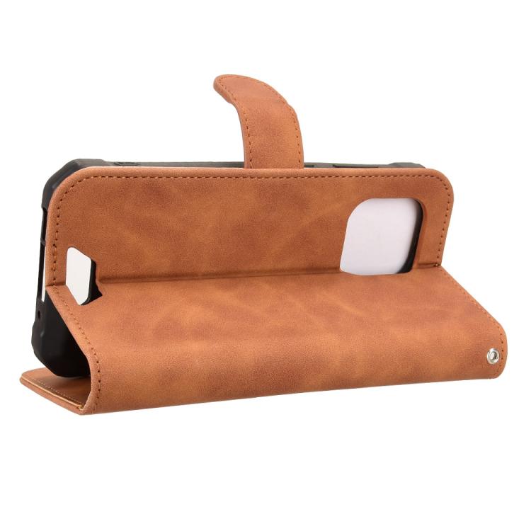 For Blackview BV5300 Skin Feel Magnetic Flip Leather Phone Case