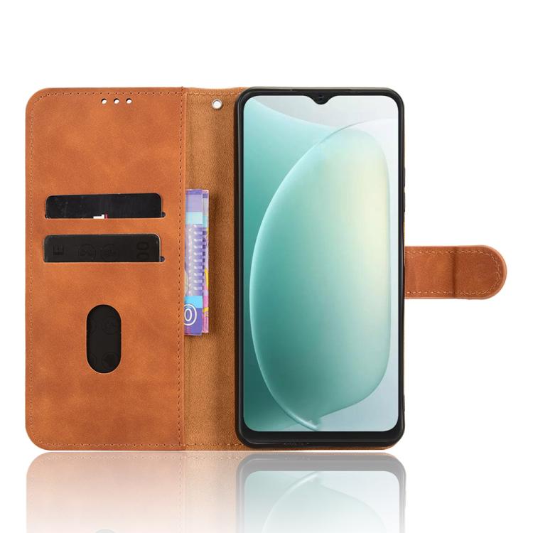 For Blackview WAVE 9C Skin Feel Magnetic Flip Leather Phone Case