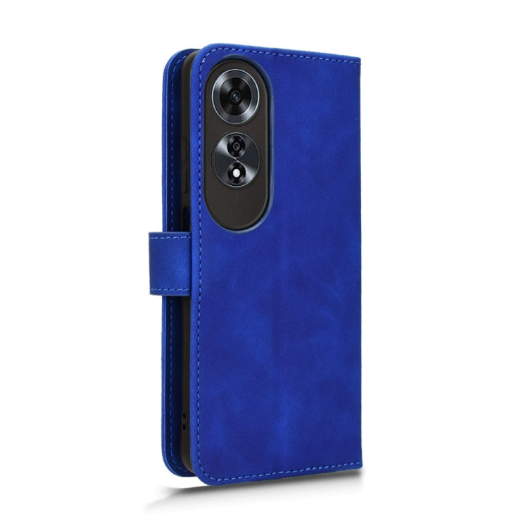 For OPPO A60 4G Skin Feel Magnetic Flip Leather Phone Case
