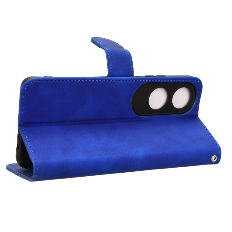 For OPPO A60 4G Skin Feel Magnetic Flip Leather Phone Case
