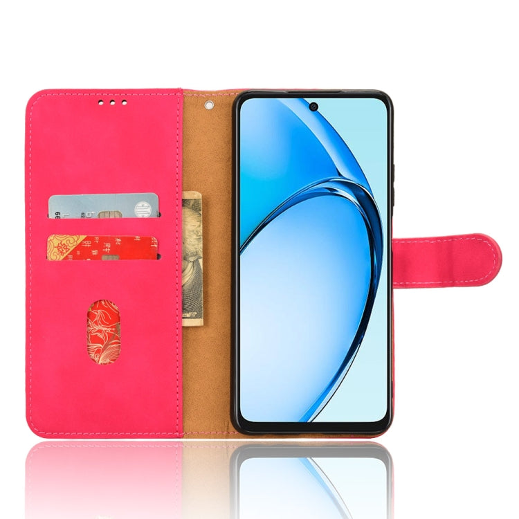 For OPPO A60 4G Skin Feel Magnetic Flip Leather Phone Case