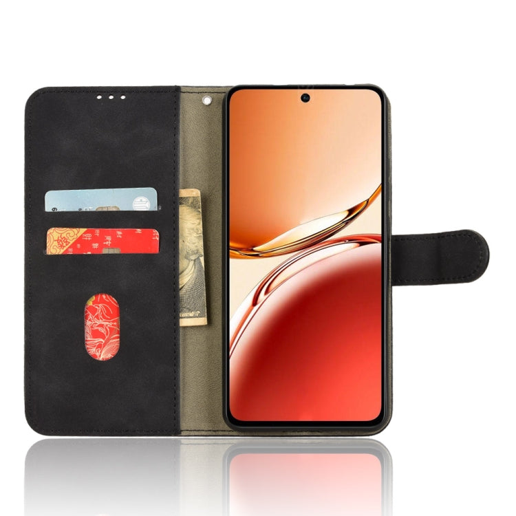 For OPPO Reno12 F 5G Skin Feel Magnetic Flip Leather Phone Case