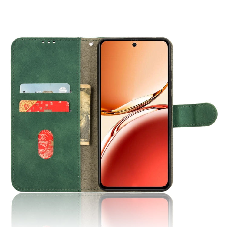 For OPPO Reno12 F 5G Skin Feel Magnetic Flip Leather Phone Case