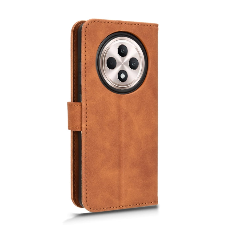 For OPPO Reno12 F 5G Skin Feel Magnetic Flip Leather Phone Case