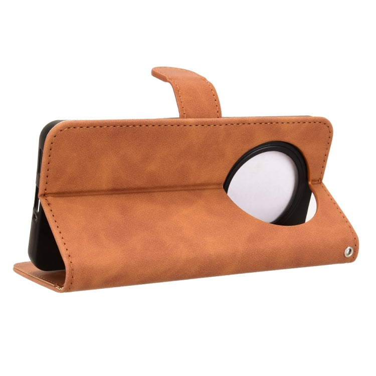 For OPPO Reno12 F 5G Skin Feel Magnetic Flip Leather Phone Case