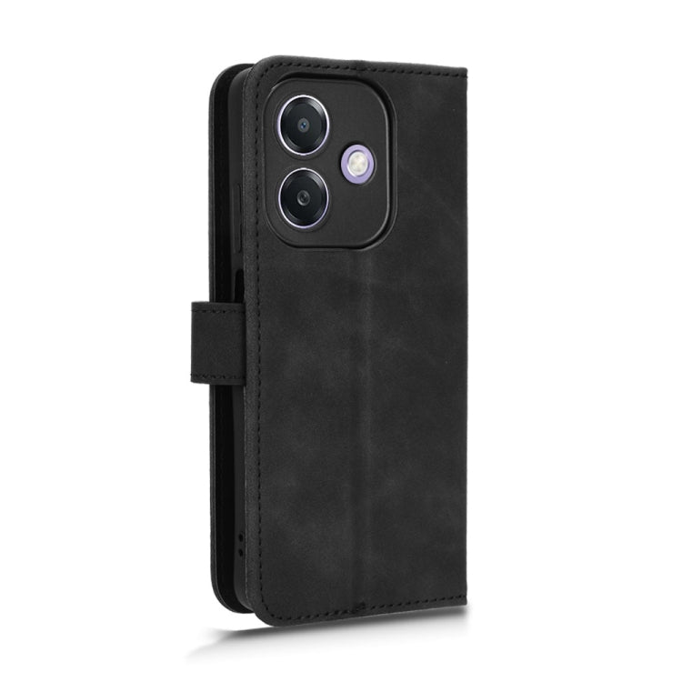 For OPPO A3x 5G Skin Feel Magnetic Flip Leather Phone Case