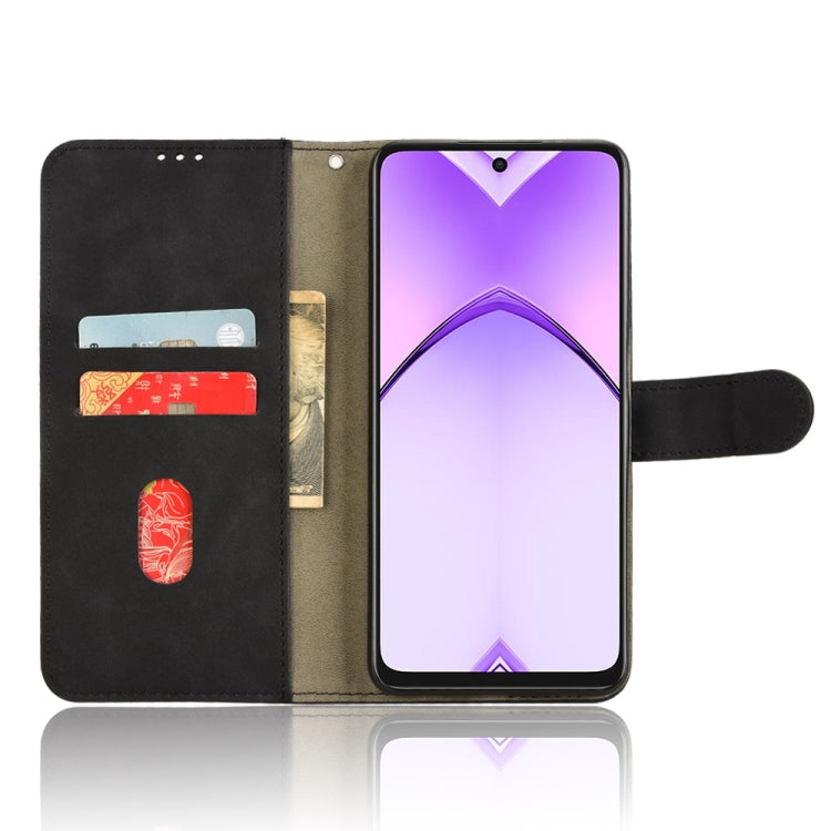 For OPPO A3x 5G Skin Feel Magnetic Flip Leather Phone Case