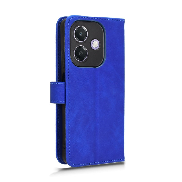 For OPPO A3x 5G Skin Feel Magnetic Flip Leather Phone Case