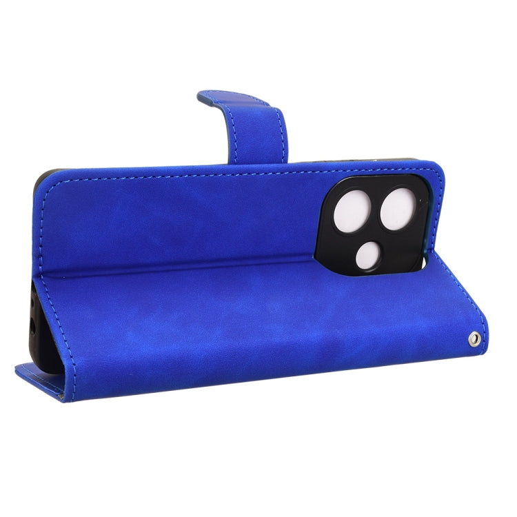 For OPPO A3x 5G Skin Feel Magnetic Flip Leather Phone Case