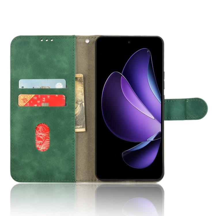 For OPPO Reno13 F 5G Skin Feel Magnetic Flip Leather Phone Case