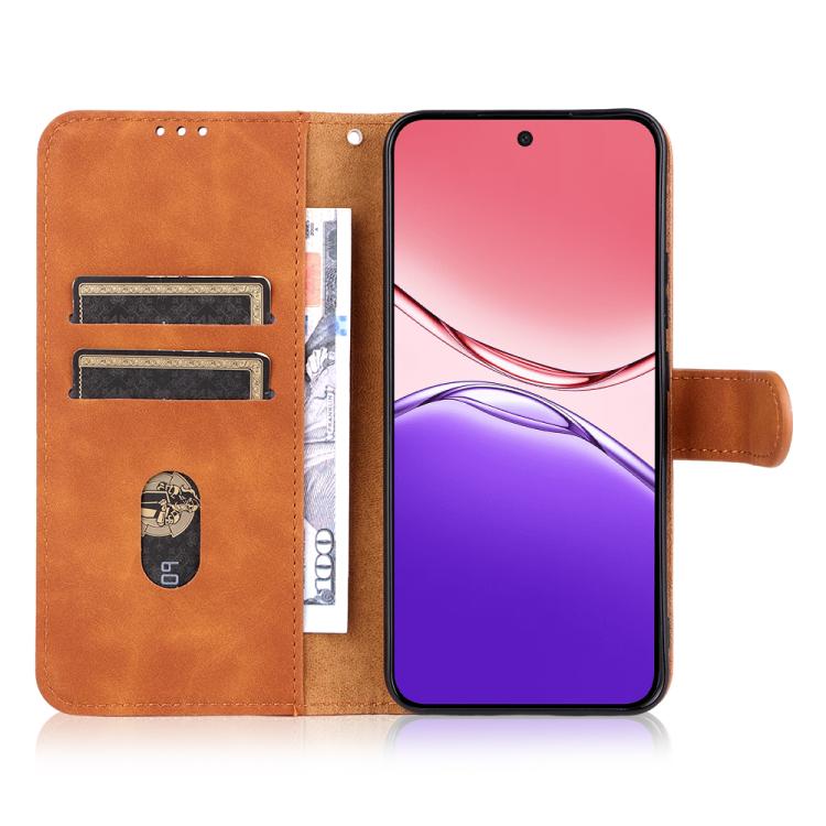 For OPPO F29 5G Global Skin Feel Magnetic Flip Leather Phone Case