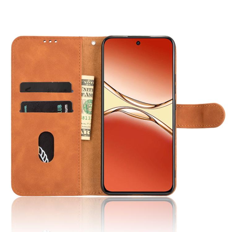 For OPPO F29 Pro Skin Feel Magnetic Flip Leather Phone Case