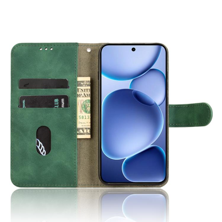 For OPPO Find X8s 5G Skin Feel Magnetic Flip Leather Phone Case