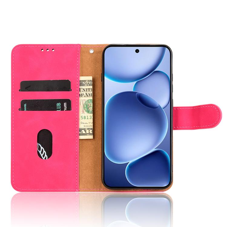 For OPPO Find X8s 5G Skin Feel Magnetic Flip Leather Phone Case
