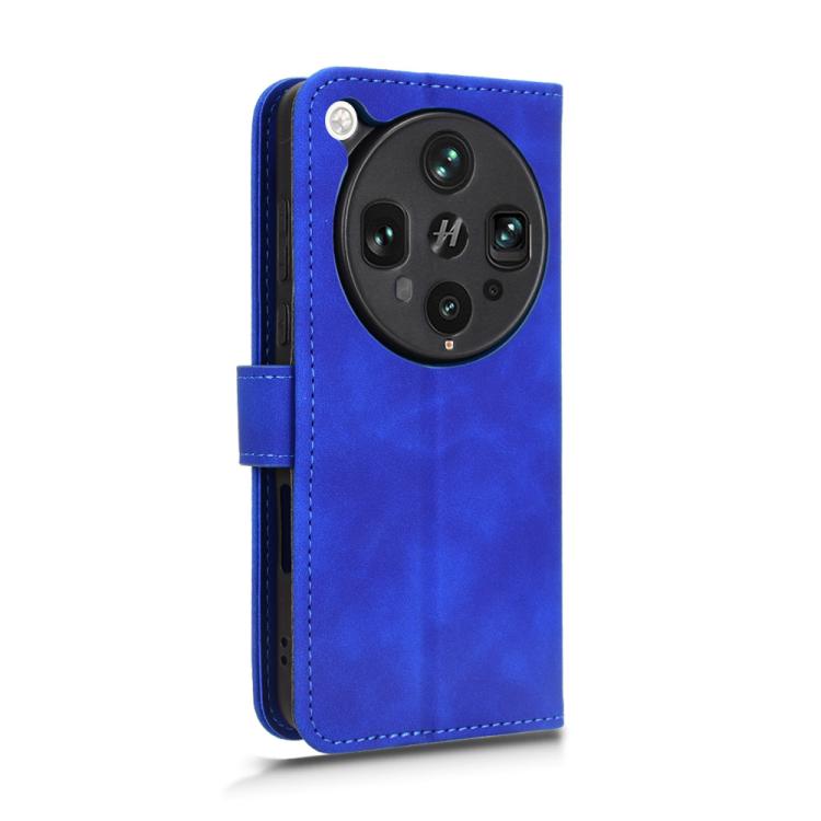 For OPPO Find X8 Ultra 5G Skin Feel Magnetic Flip Leather Phone Case