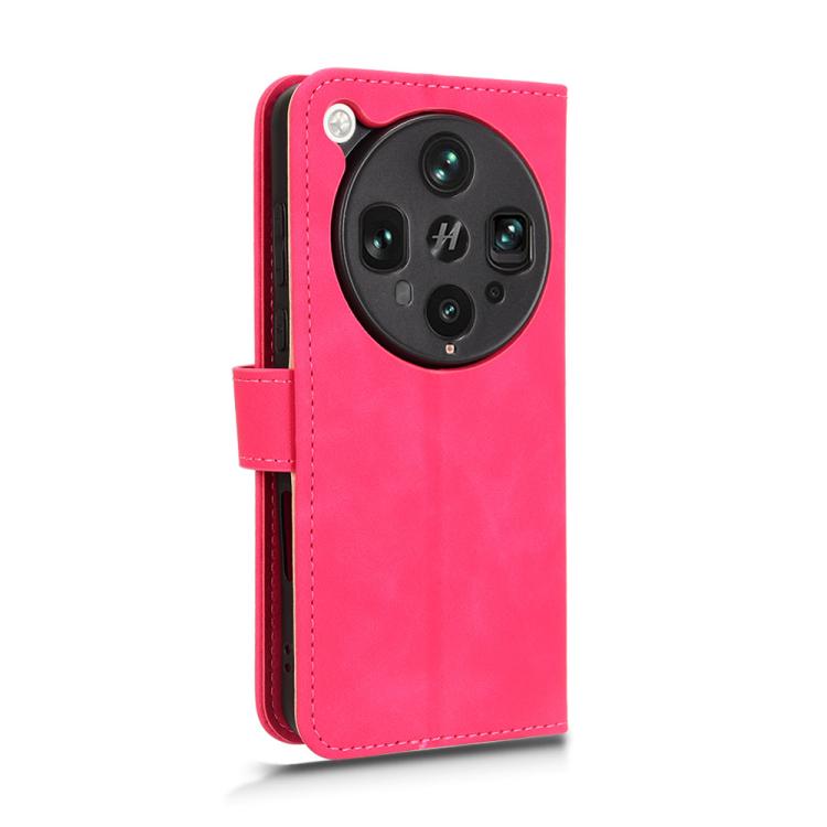 For OPPO Find X8 Ultra 5G Skin Feel Magnetic Flip Leather Phone Case
