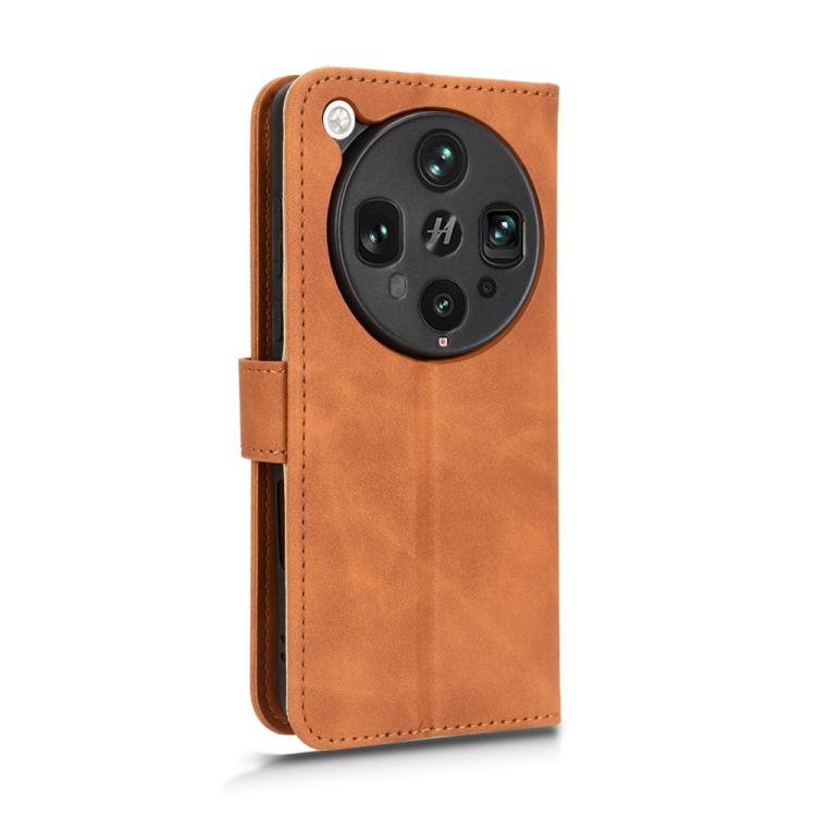 For OPPO Find X8 Ultra 5G Skin Feel Magnetic Flip Leather Phone Case
