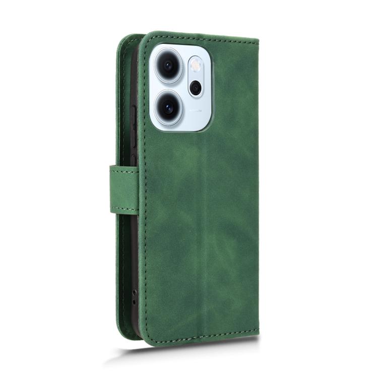 For OPPO Reno14 Global / Reno14 F Skin Feel Magnetic Flip Leather Phone Case