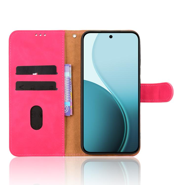 For OPPO Reno14 Global / Reno14 F Skin Feel Magnetic Flip Leather Phone Case