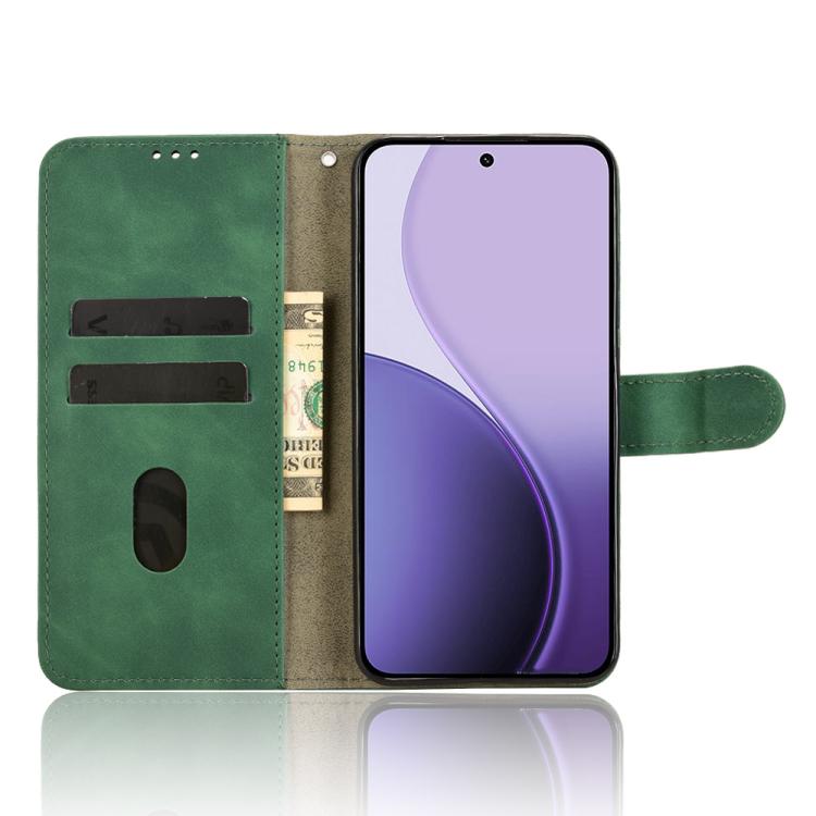 For OPPO Reno14 Pro Global Skin Feel Magnetic Flip Leather Phone Case