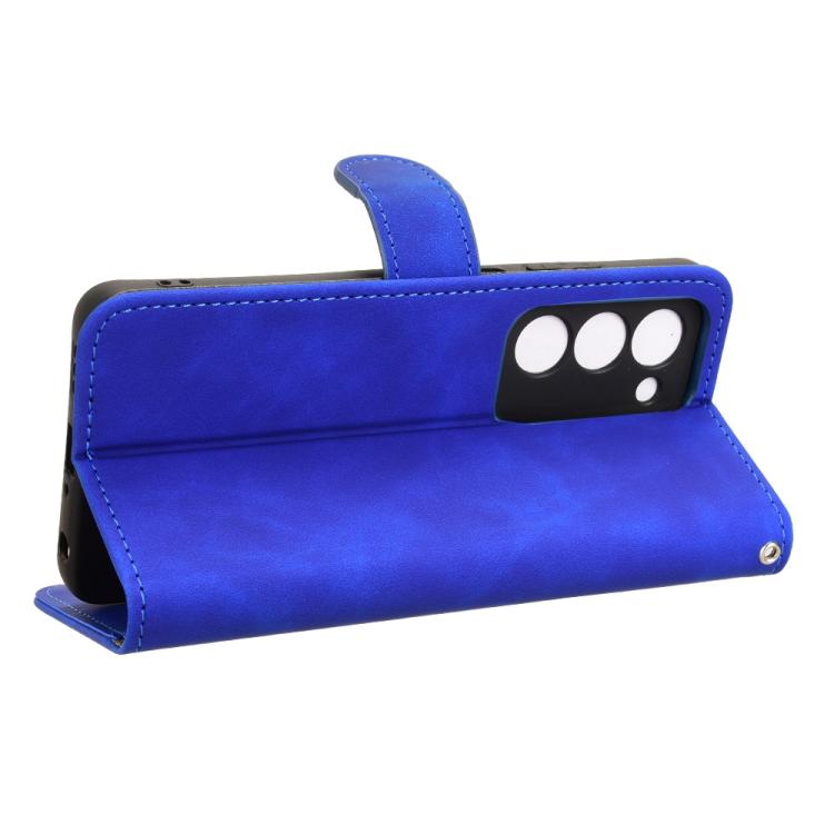 For OPPO A5 5G Global Skin Feel Magnetic Flip Leather Phone Case