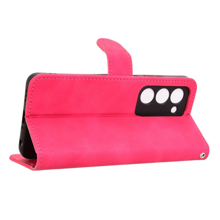 For OPPO A5 5G Global Skin Feel Magnetic Flip Leather Phone Case