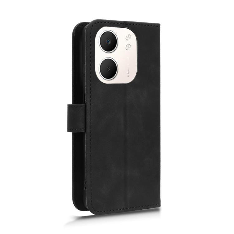 For OPPO A5x 5G / 4G Skin Feel Magnetic Flip Leather Phone Case