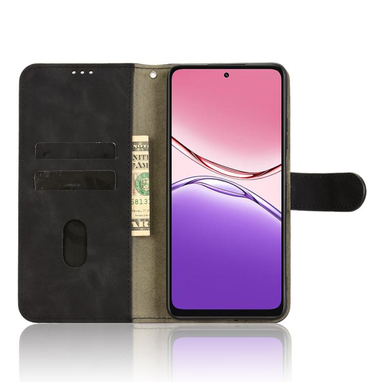 For OPPO A5x 5G / 4G Skin Feel Magnetic Flip Leather Phone Case