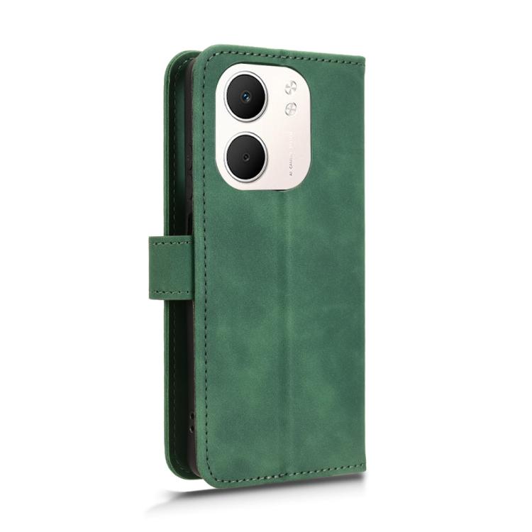 For OPPO A5x 5G / 4G Skin Feel Magnetic Flip Leather Phone Case