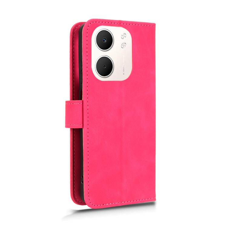 For OPPO A5x 5G / 4G Skin Feel Magnetic Flip Leather Phone Case
