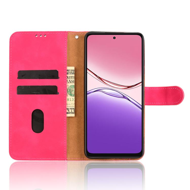 For OPPO A5x 5G / 4G Skin Feel Magnetic Flip Leather Phone Case