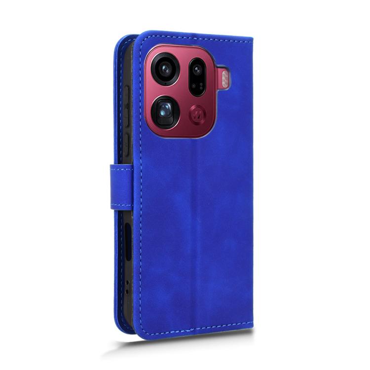 For OPPO Find X9 Pro Skin Feel Magnetic Flip Leather Phone Case
