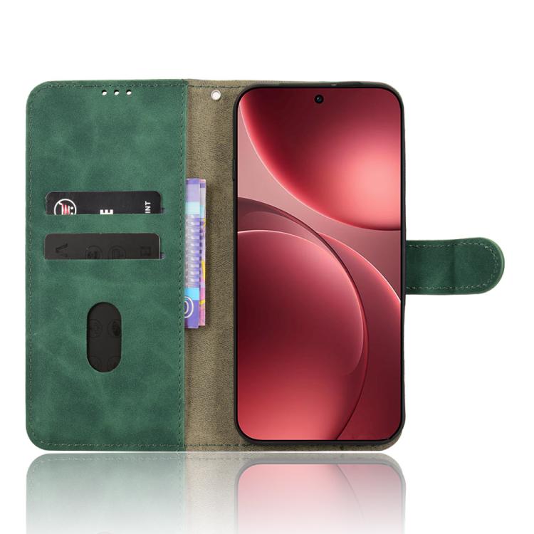 For OPPO Find X9 Pro Skin Feel Magnetic Flip Leather Phone Case