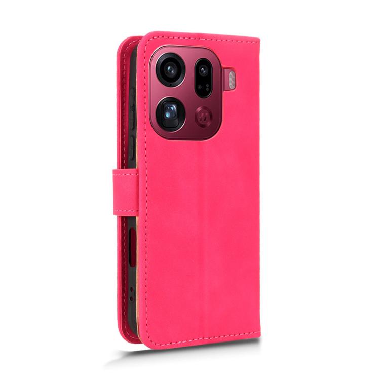 For OPPO Find X9 Pro Skin Feel Magnetic Flip Leather Phone Case