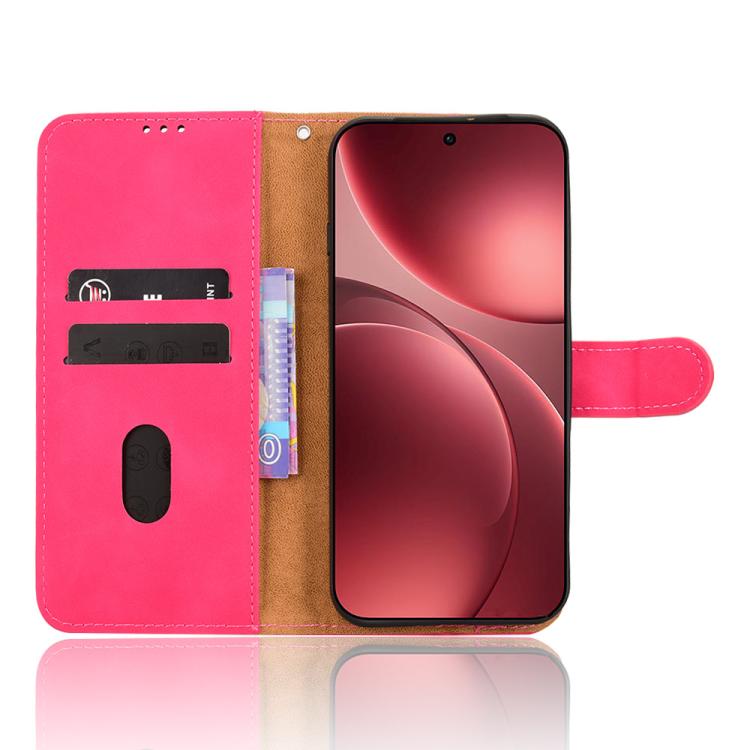 For OPPO Find X9 Pro Skin Feel Magnetic Flip Leather Phone Case