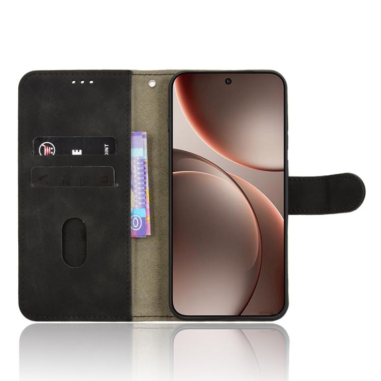 For OPPO Find X9 Skin Feel Magnetic Flip Leather Phone Case