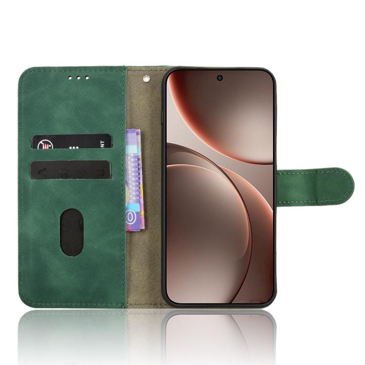 For OPPO Find X9 Skin Feel Magnetic Flip Leather Phone Case