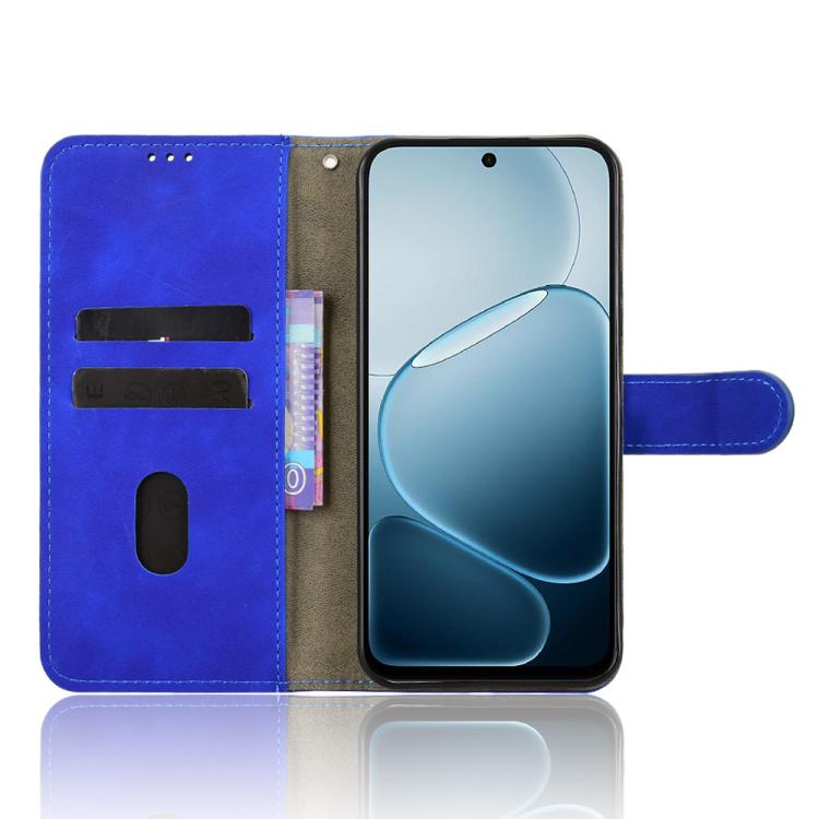 For OPPO A6x 5G Skin Feel Magnetic Flip Leather Phone Case
